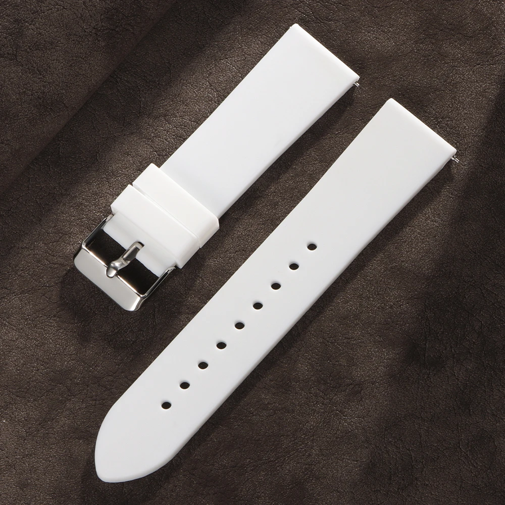 Universal Silicone Quick Release Watchband Bracelet – Flexible & Durable Wristband