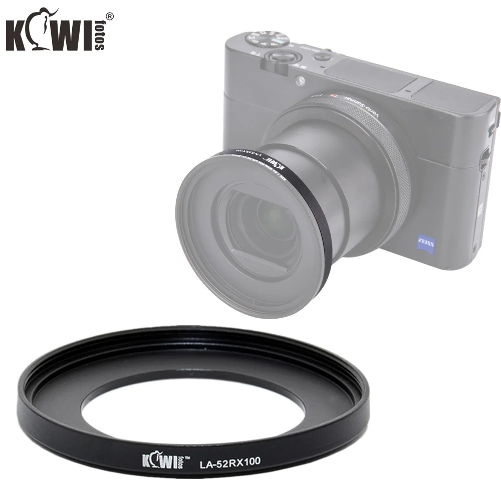 Anello Adattatore Filtro Obiettivo In Alluminio Da 52Mm Progettato Per Sony Dsc-Rx100 Dsc-Rx100M2 Dsc-Rx100M3 Dsc-Rx100M4 Anello Adattatore Obiettivo 
