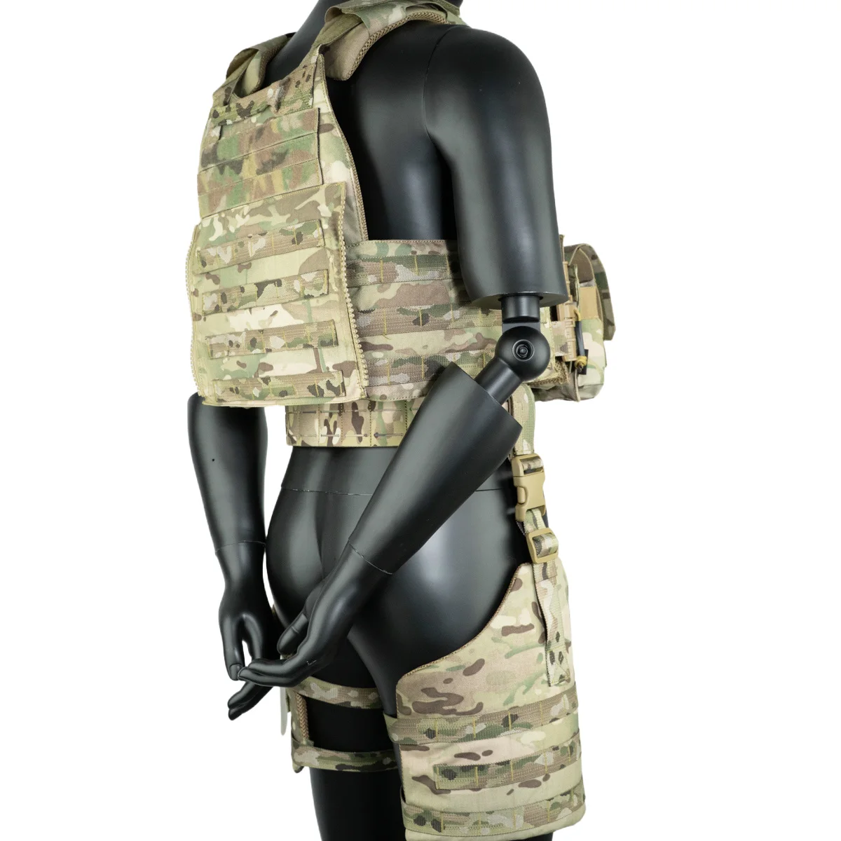 Taktische Gürtel Drop Leg Plattform Molle Oberschenkel Panel Hängen Bord Montage Platte Jagd – Detail 29