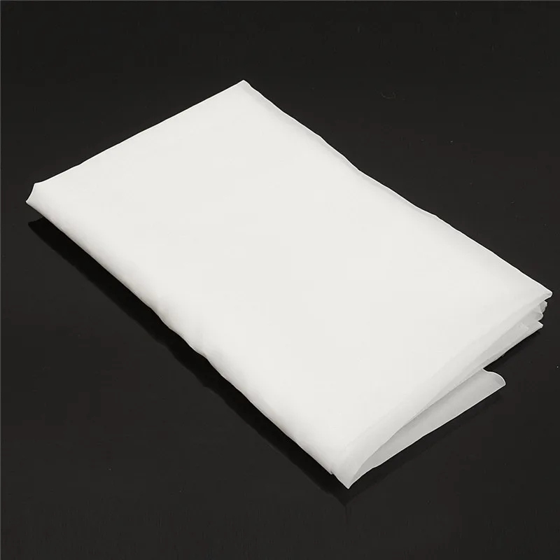 1mx1m 40-Inch Durable White Nylon Filtration Sheet 200 Mesh Water Oil Industrial Filter Cloth Vacuum Cleaner Parts
