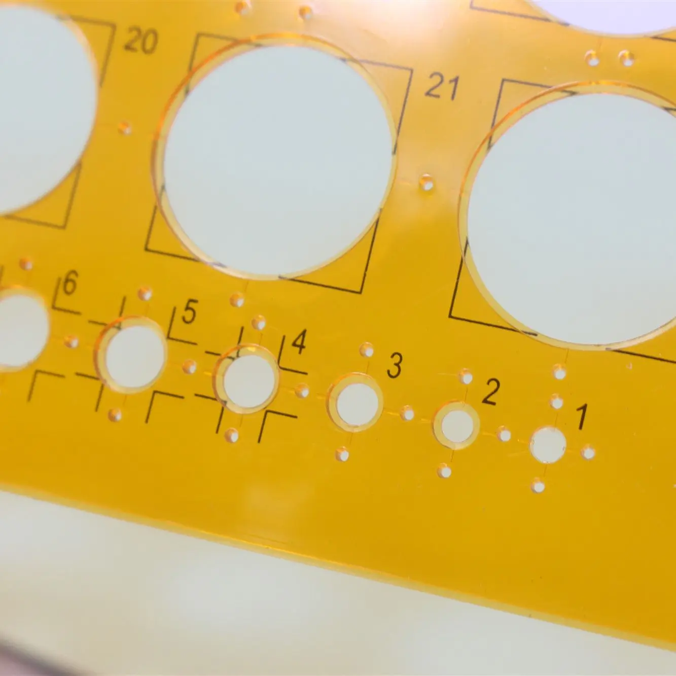 Ruler Drawing Ruler Draw A Circle Template Ruler Special Template Ruler For Drawing Circle Ruler Painting Ruler