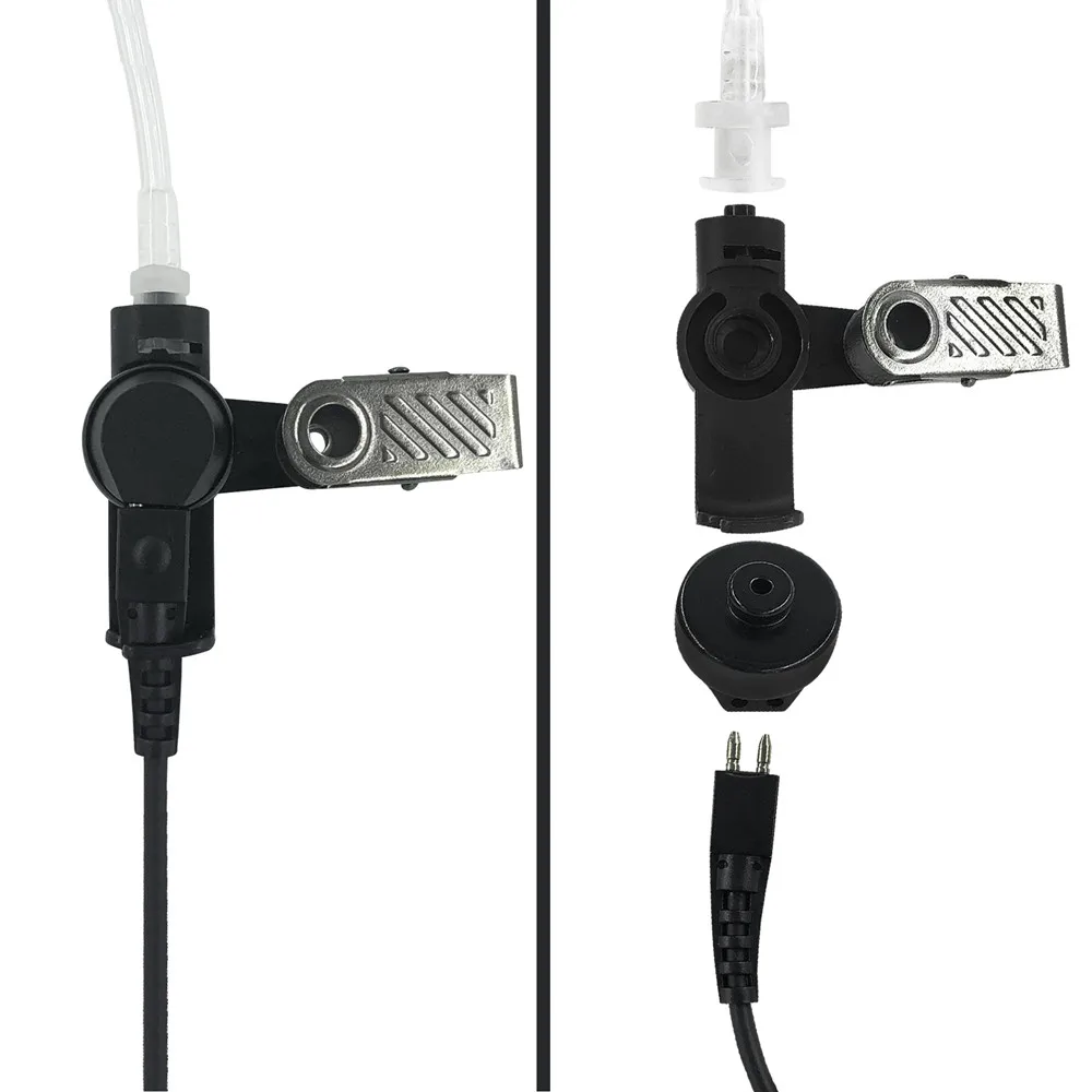 2-wire Surveillance Earpiece for NX220 NX320 TK3302 TK3200 TK2212 TK3212 TK3400 Two Way Radio Earphone