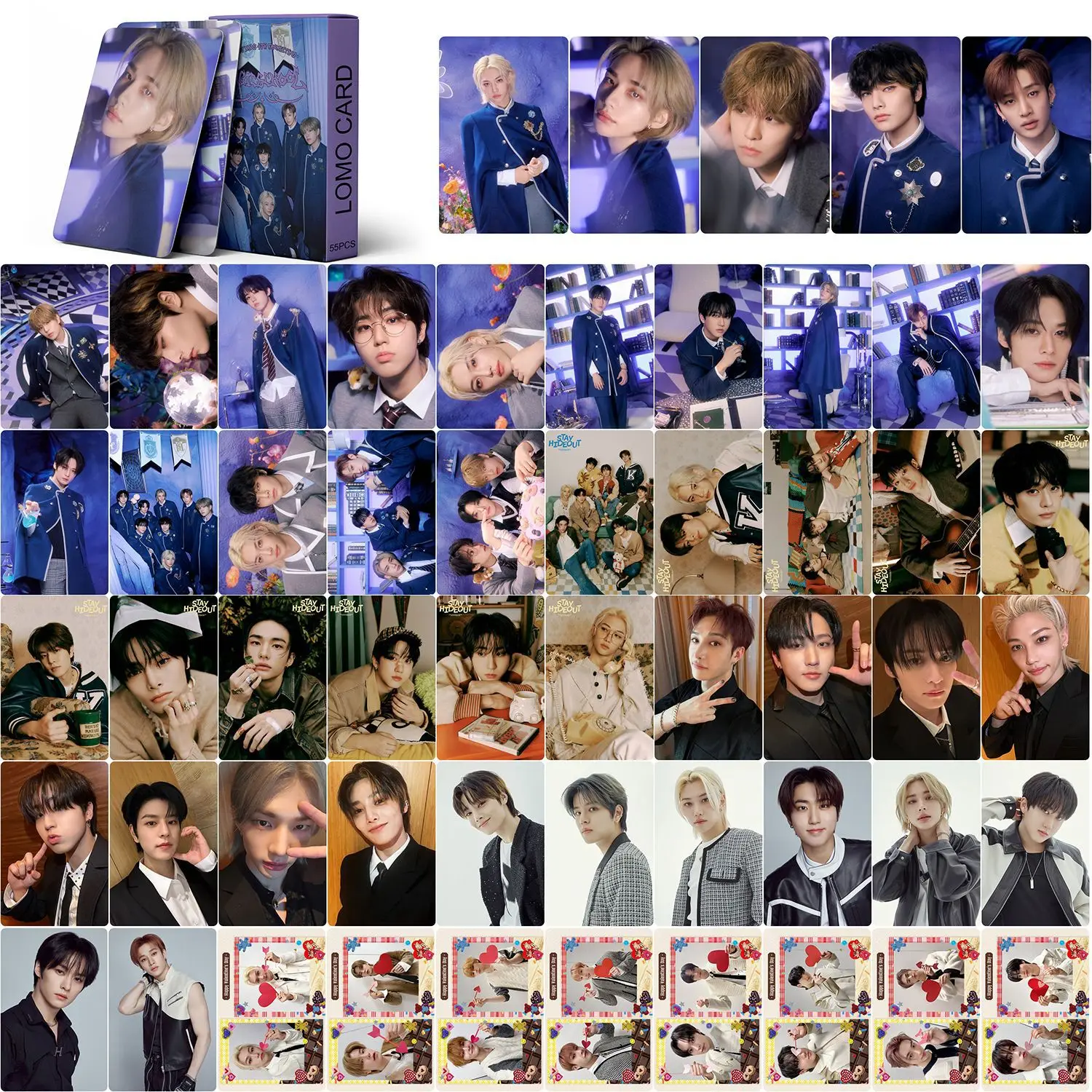 Album cards Album Cards for Fans Collection Postcard Photocard Lomo Cards Fans Gift
