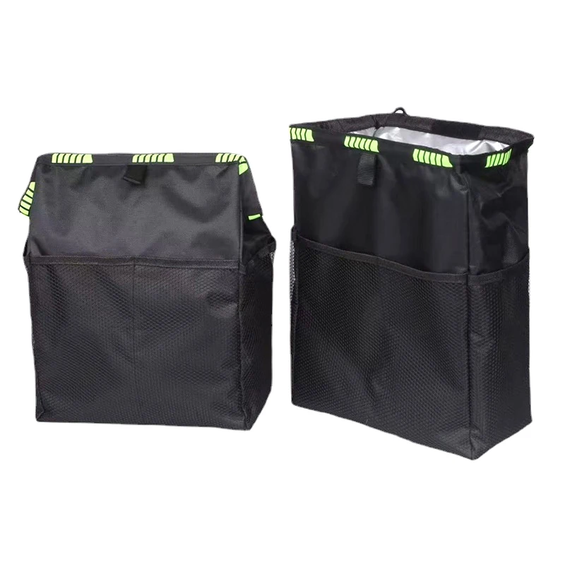 Car Trash Bag Hanging Car Seat Back Storage Bag Waterproof Multifunctional Storage Garbage Accessories