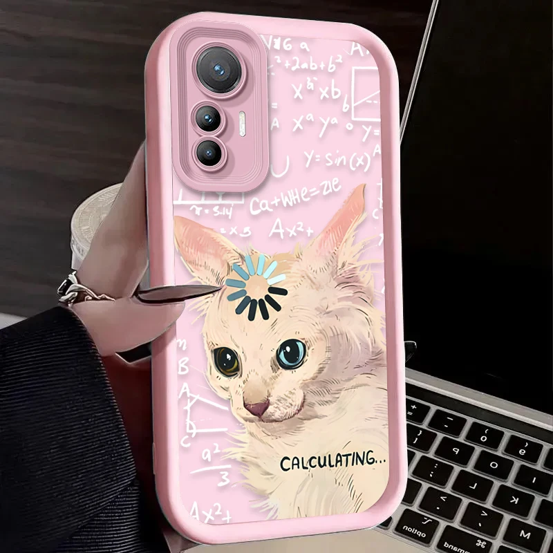 Surprised Thinking Cat Phone Case