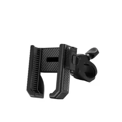 Universal Shockproof Bike and Motorcycle Phone Mount Holder (Black)