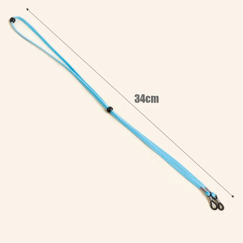 Hochwertige Leder-Sonnenbrillenband für Herren, Rutschfester Brillenhalter, Lesebrillenkette, Brillenband, Unisex – Detail 9