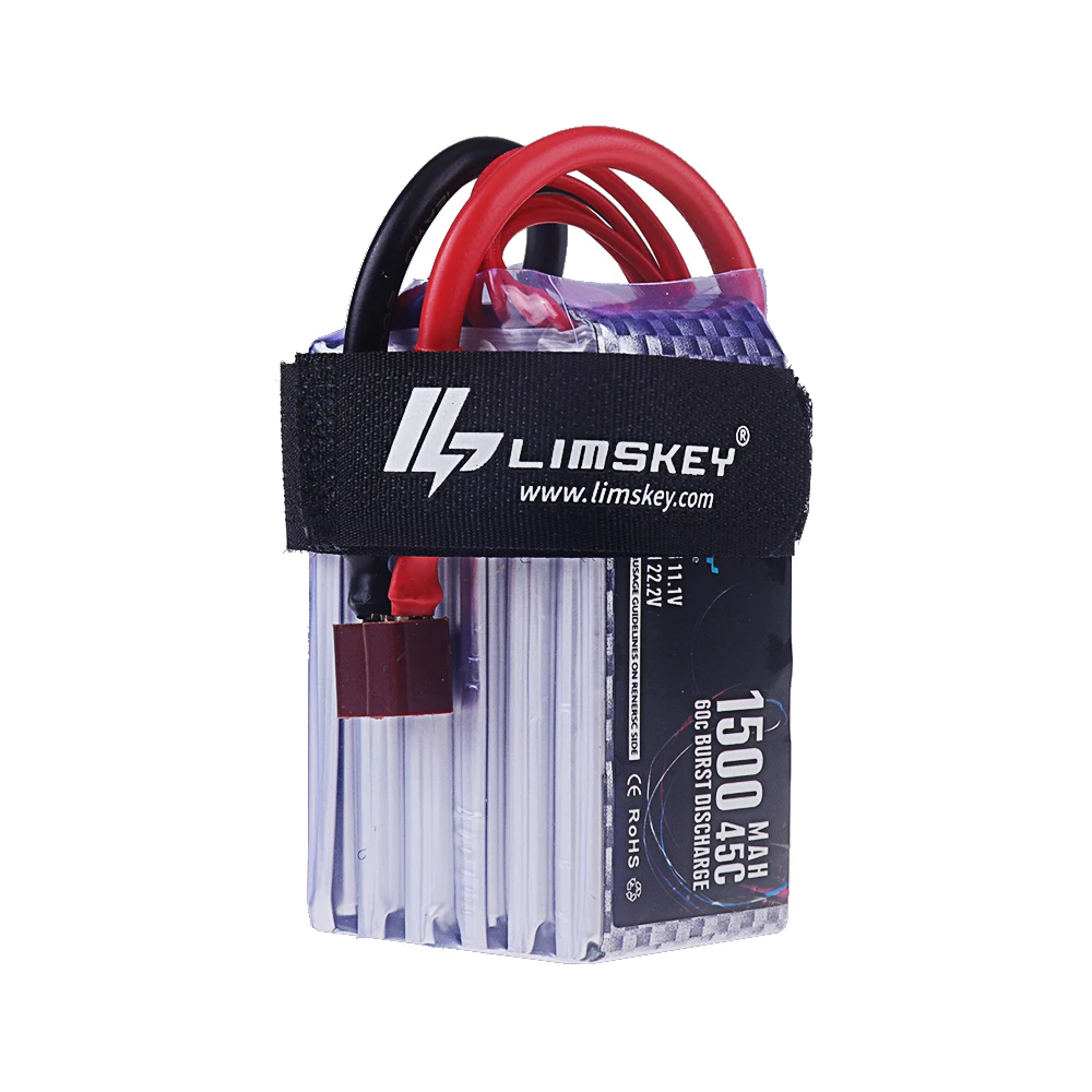 Connecteurs XT60 et XT90 de la batterie LiPo 6S 22.2V pour drone FPV en gros plan