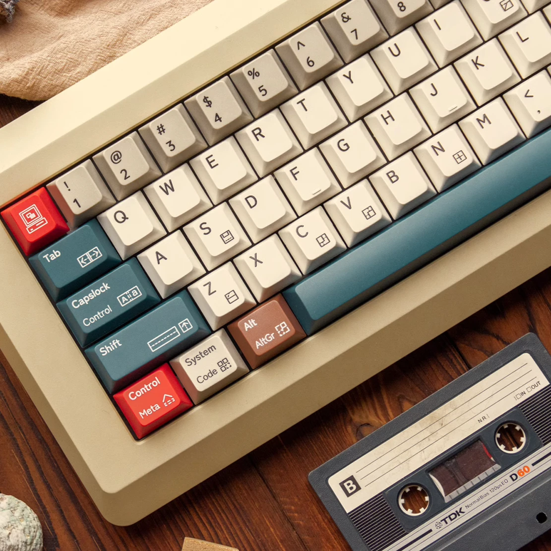 Old Seaside Retro R2 오리지널 하이 ABS 키캡 UV 인쇄