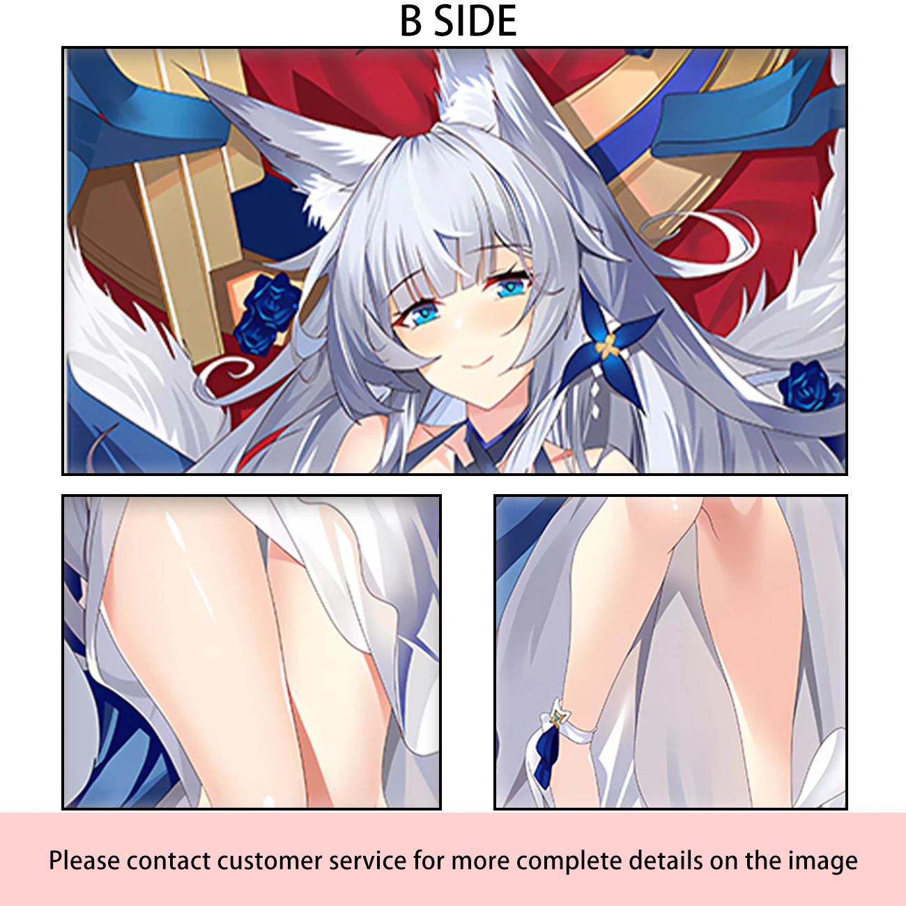 Dakimakura Anime Azur Lane Shinano Hugging Body Pillow Cover Birthday Gifts Double-Side Print 2WAY Shinano Pillowcase