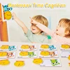 Kids Owl Clock Time Learning Toys Montessori Teaching Tool Digital Time Matching Cognitive Math Toy Kindergarten Educatinal Game 2