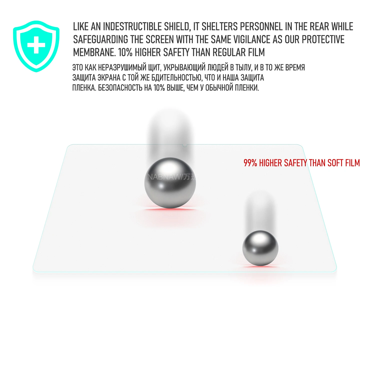 Premium Full HD Tempered Glass Film Screen Protector, 2-Pack - Scratch-Proof Cover