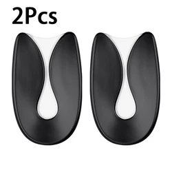 Enhanced Gel Shock - Absorbing Heel Cushions - Soft, Comfortable, Self - Adhesive, Non - Slip Sports Insoles (2 or 4 Pack) - S - EU35 - 39 (Black)