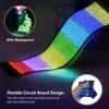 LED Matrix Pixel Panel, Scrolling Bright Advertising LED Signs, Flexible USB 5V LED Car Sign Bluetooth App Control 2