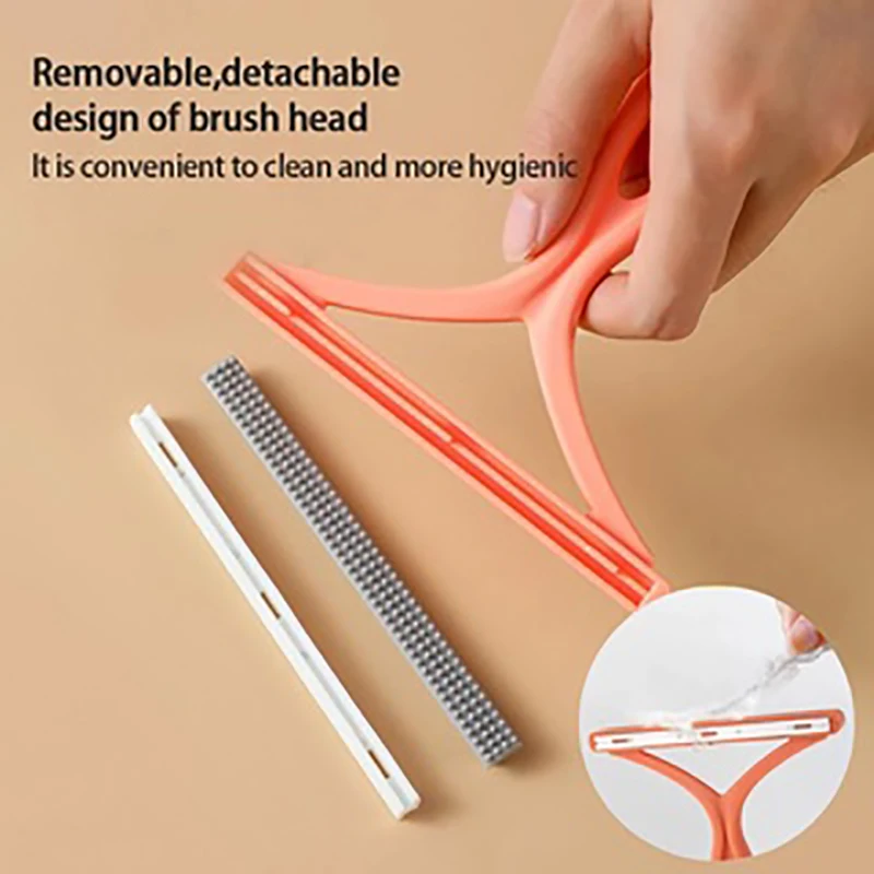 Silicone Double Sided Pet Hair Remover Lint Remover Portable Clothes Pet Hair Eliminator Easy Cleaning Manual Shaver Brushes lint remover pet hair remover clothes lint remover