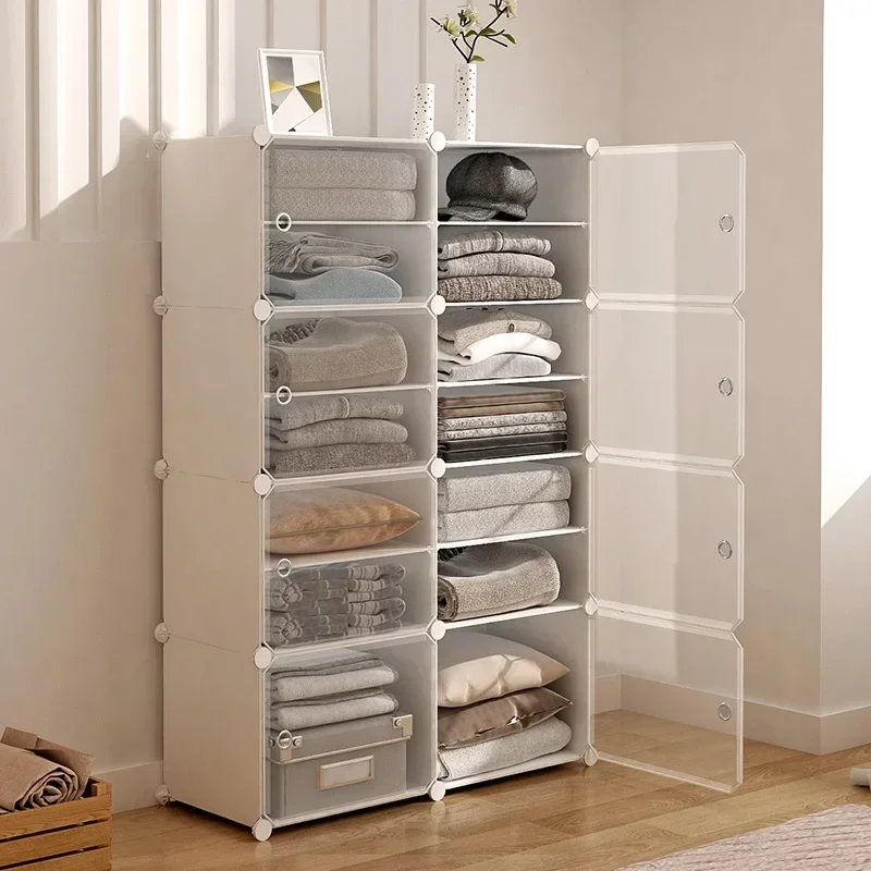 Storage Cabinet Display Desk Closet Cube Jewelry Wardrobe Organizer
