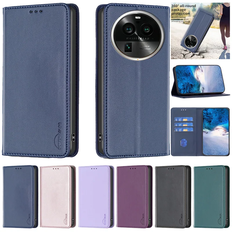 Trova X6 Custodia Per Oppo Find X6 Pro Custodia A Portafoglio In Pelle Oppo Find X6Pro Custodia Per Telefono Per Oppo Find X6 Cover Card Pocket Coque 