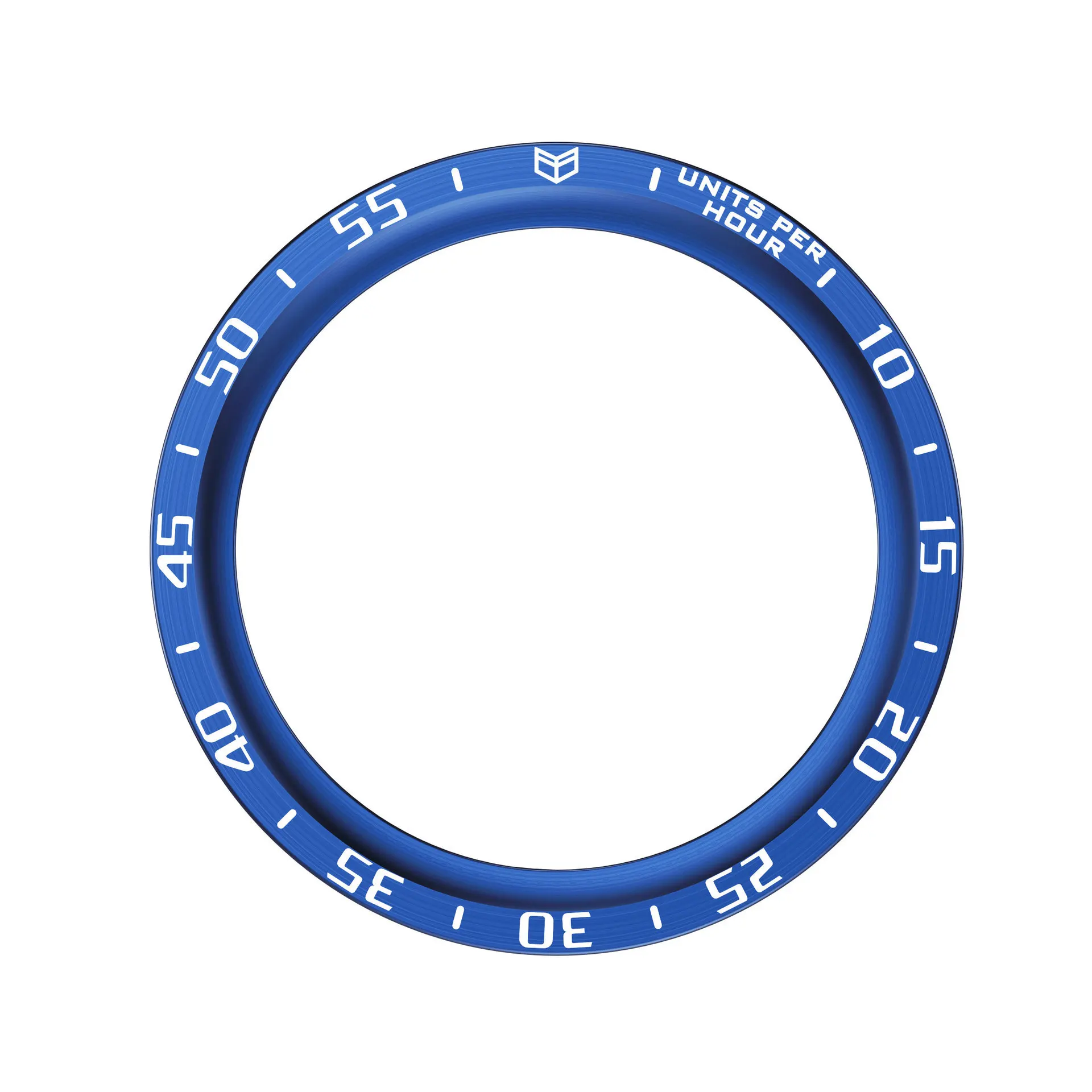 Sleek Rotating Metal Bezel Ring with Time Scale Protective Cover