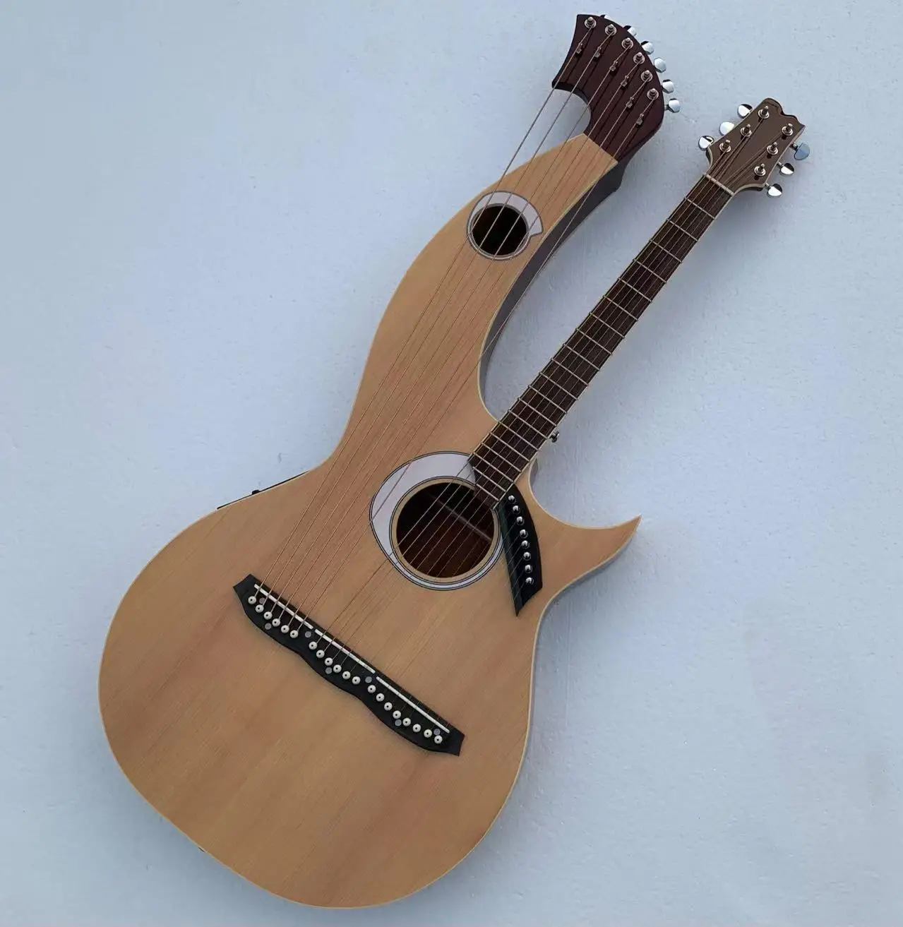 

Good Quality (6+6+8) 20 Strings Harp Electric Guitar Guitarra in Stock Discount Free Shipping