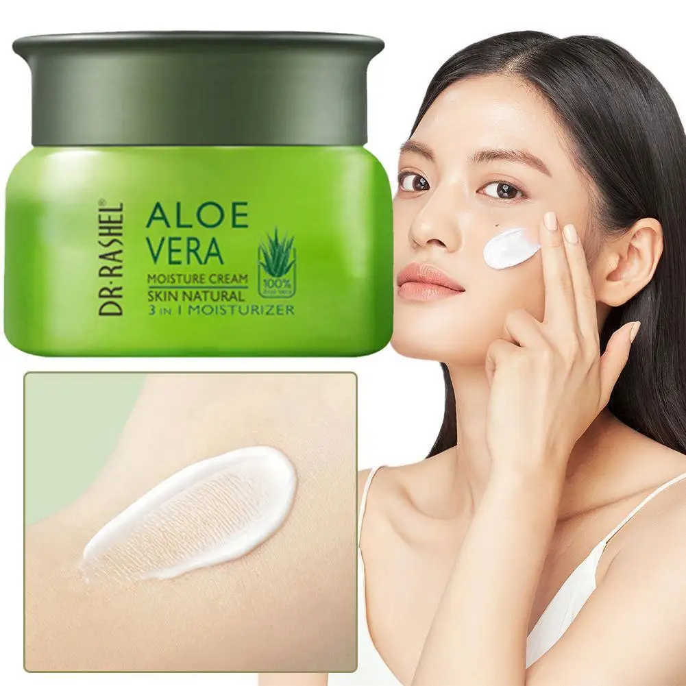 

Aloe Vera Face Cream Moisturizer for All Skin Types Soothing & Regenerating Natural Skin Care Aloe Vera Face Cream 50ml