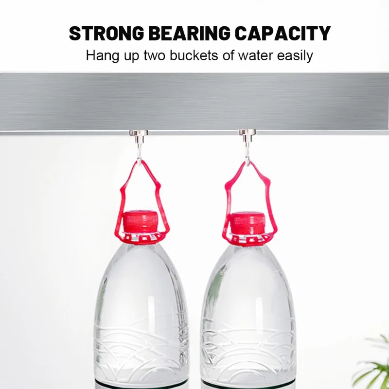 Metal Magnetic Hooks 10/1Pcs for Wall-mounted Storage
