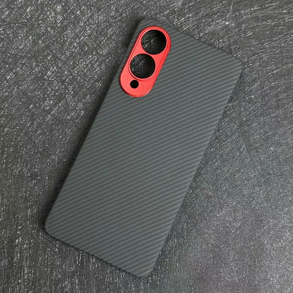 삼성 갤럭시 S25 Edge 용 실제 탄소 섬유 케이스 갤럭시 S25edge 탄소 케이스 용 초박형 아라미드 섬유 보호 커버