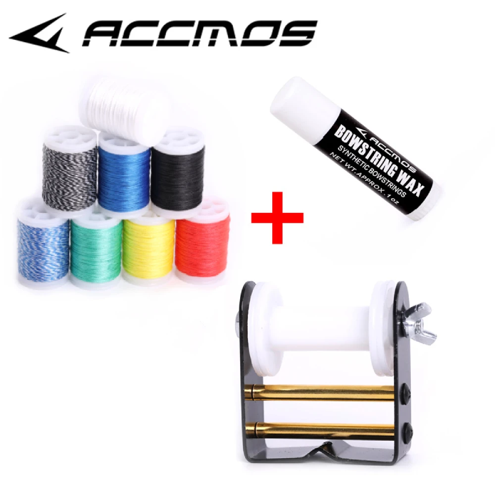 

1set Archery Bowstring Serving Thread With Bow String Server Jig Tool Protect Bowstring Accessory Hunting Bow Accessories