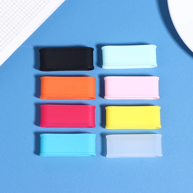 4Pcs Silicone Tennis Racket Grip Rings Rubber Sweat-Absorbing Bands Elastic Handle Closure Stretchable Tennis Accessories 4