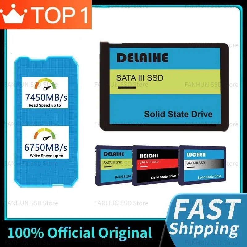 

New Original Internal Solid State Drive Hard Disk SSD 2.5 Inch Sata III 4TB SSD Drive Hard Disk for PS5 Laptop Desktop