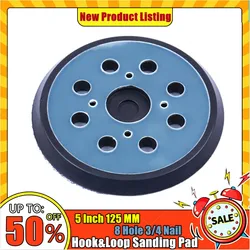 Makita – ponceuse orbitale électrique, 5 pouces, 125 MM, 8 trous, 3/4 clous, crochet et boucle 