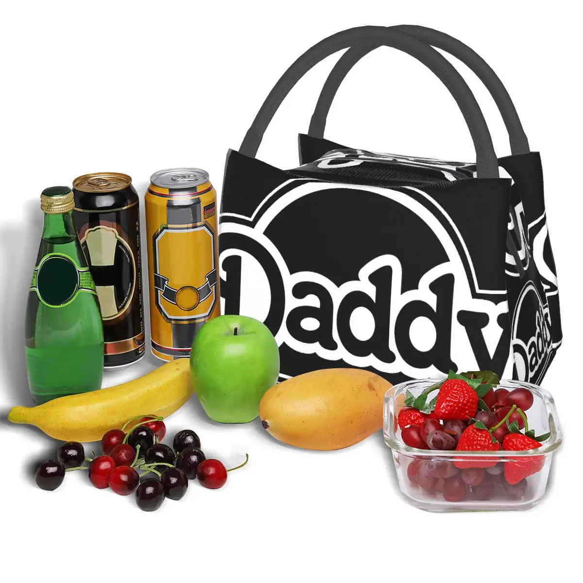 Daddy Logo Portable insulation bag for Cooler Thermal Food Office Pinic Container