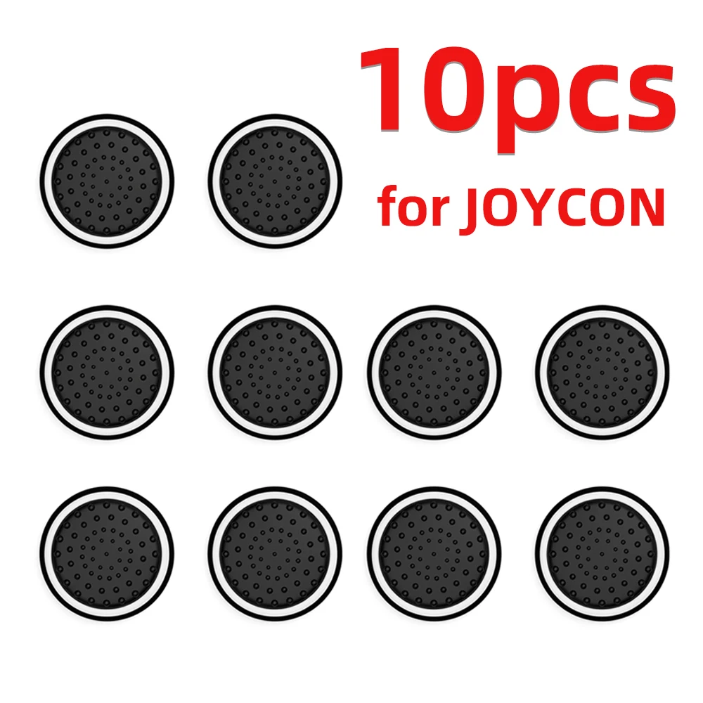 Joystick Grip Cap 10PCS ThumbSticks Grips for Nintendo Switch/OLED/Lite JoyCon Silicone Luminous Joystick Caps Thumb Stick Cover Accessory