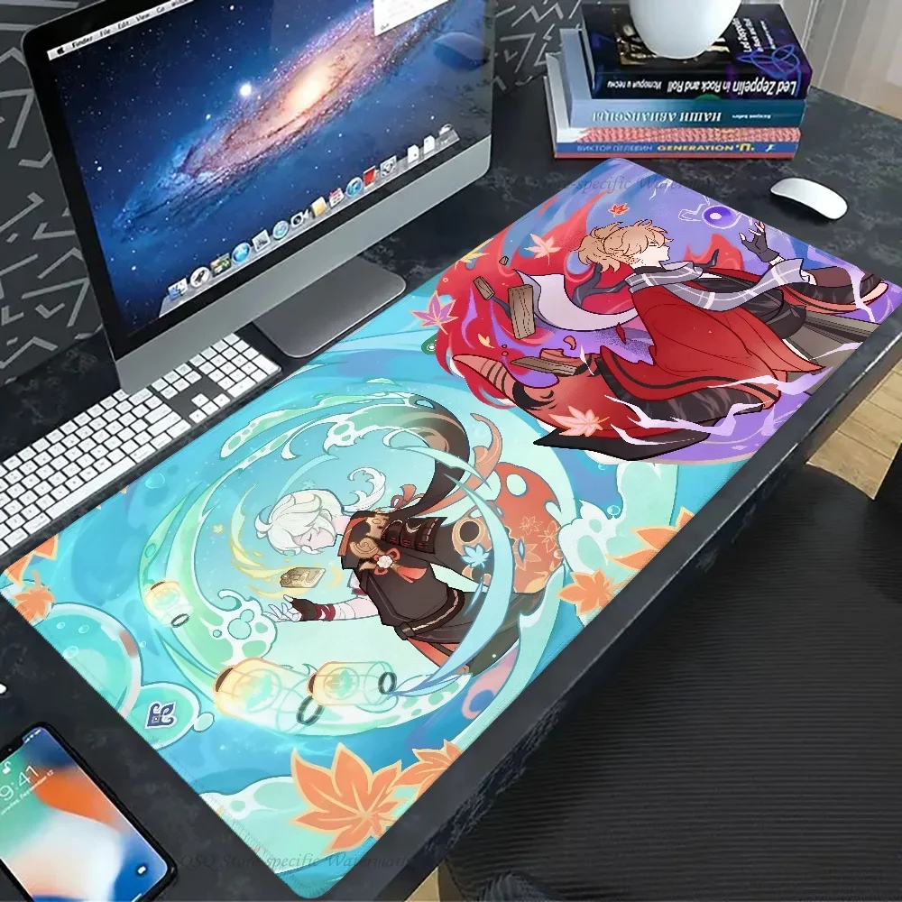 1pc Kaedehara Kazuha Genshin Impact Mouse Pad Desk Mat With Pad Gaming Accessories Prime Gaming XXL Keyboard Pad 5