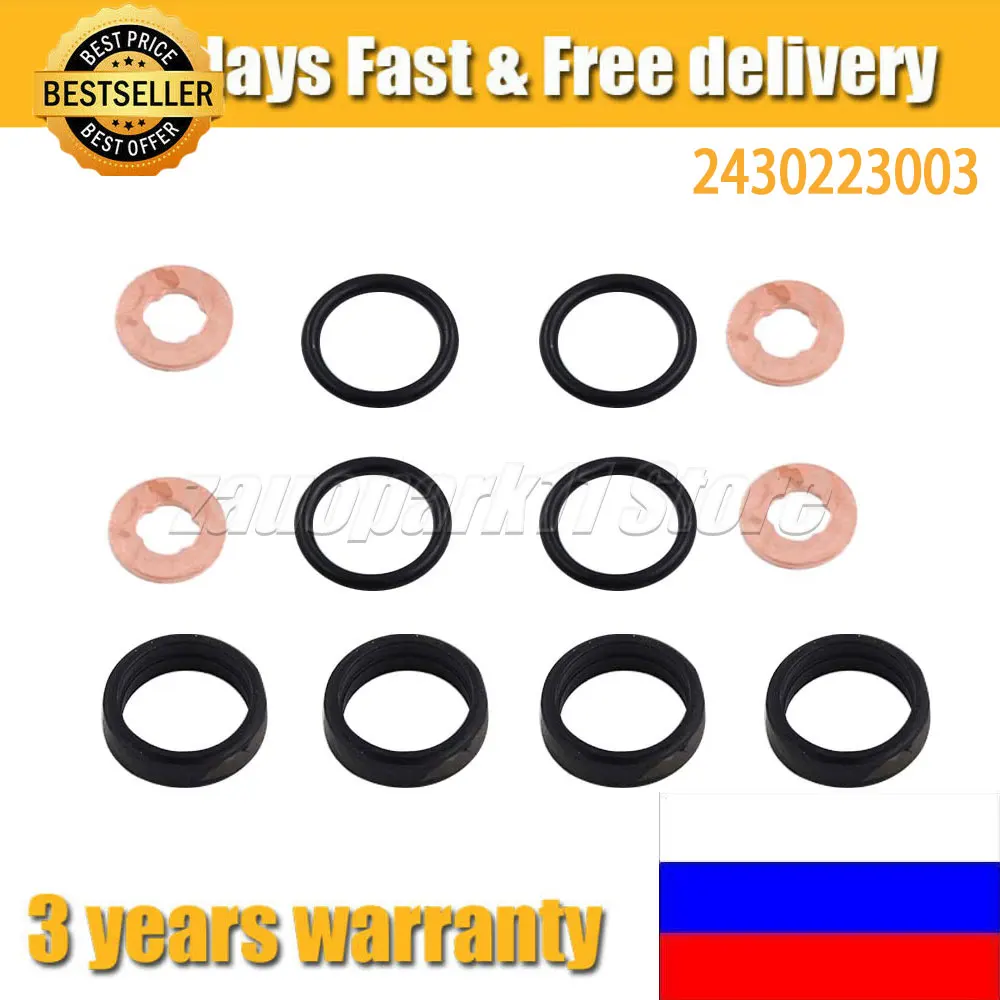 2430223003 Fuel Injector Seals Washers O-Ring Kits Fit For Opel Vauxhall Vectra Astra G 90502704 90500732 821675