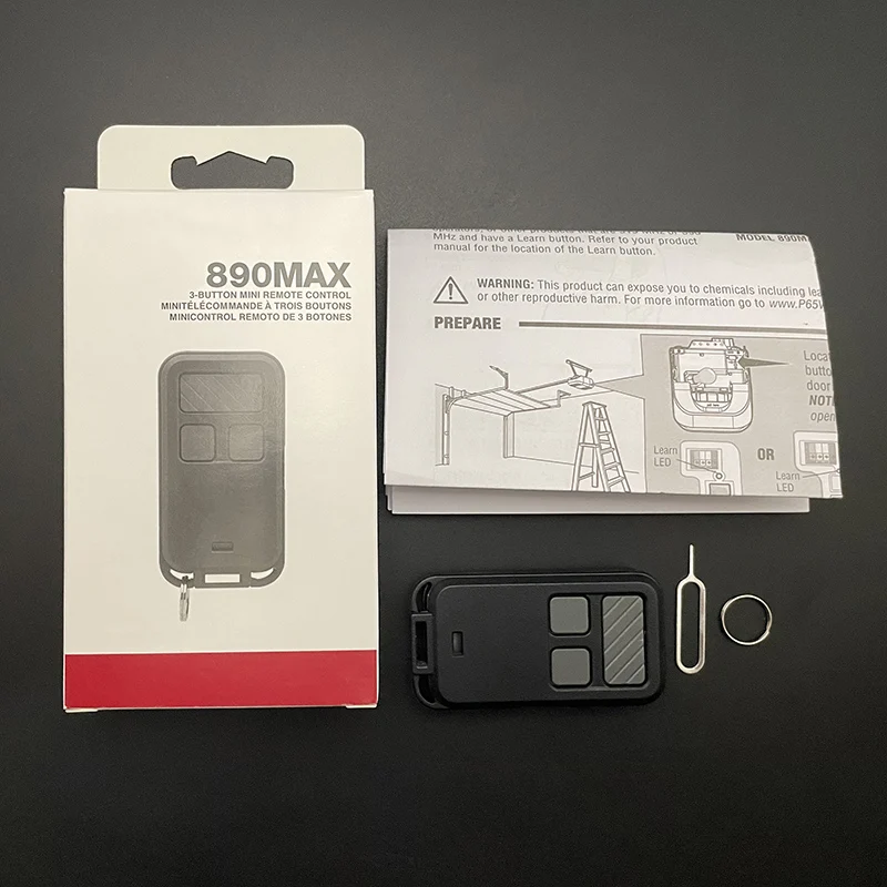 890MAX 3-Button Mini Remote Control For 371LM 373LM 971LM 973LM 891LM 81LM 895MAX 877MAX 878MAX 893MAX Garage Door Opener 5