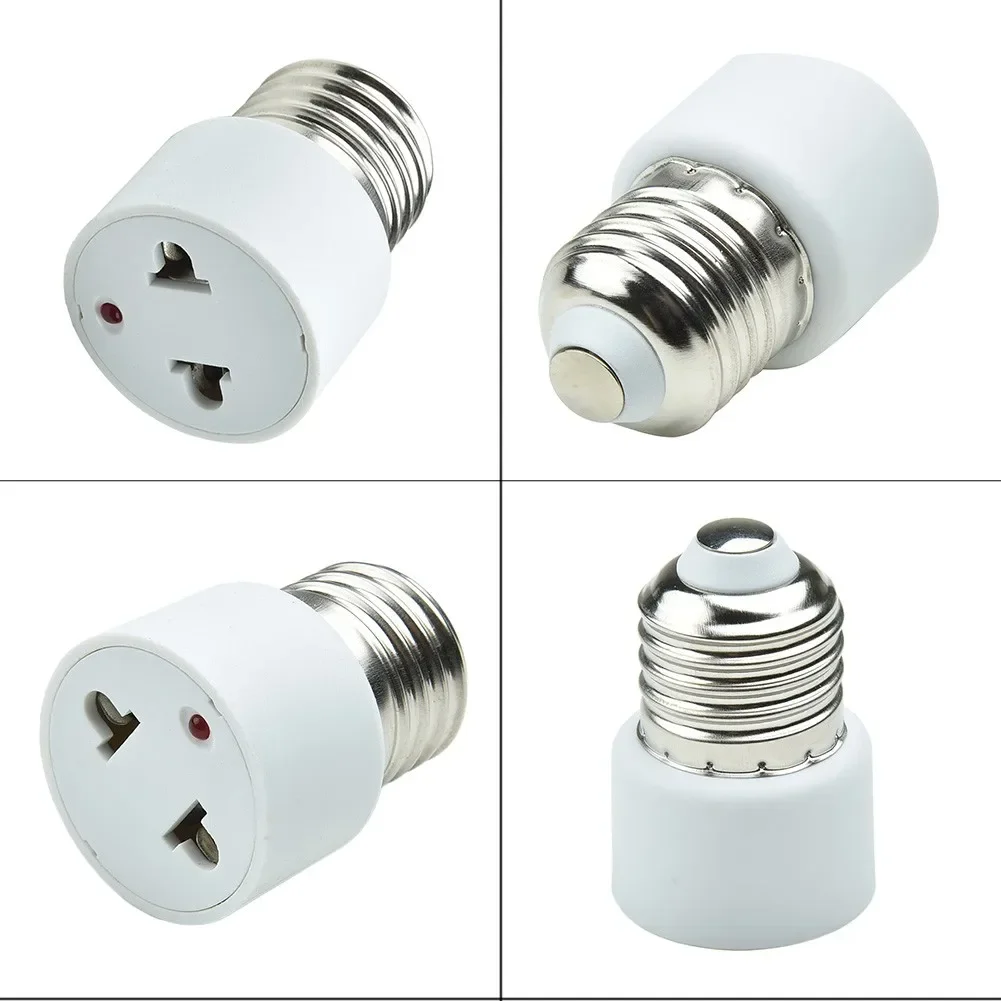 E27 Bulb To US/EU Plug Light Fixture Bulb Base Lamp Socket Adapter Convert E27 Base To Regular US/EU Plug Power Plug Adapter