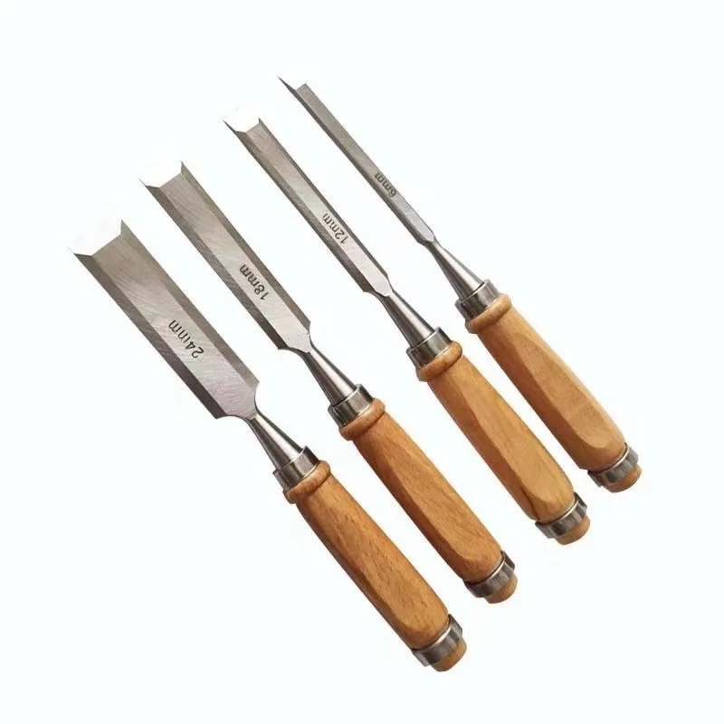 Woodworking Tools Premium Wood Planer for Woodworking Professionals Hand-crafted Half-round Chisel Flat Chisel and Grooving Chisel Set