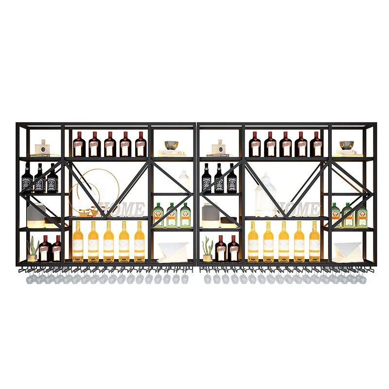 Restaurant Equipment Shelves Furniture To Assemble Coffe Bar Organizer Cabinet Liquor Kitchen Storage & Organization Drinks Shop