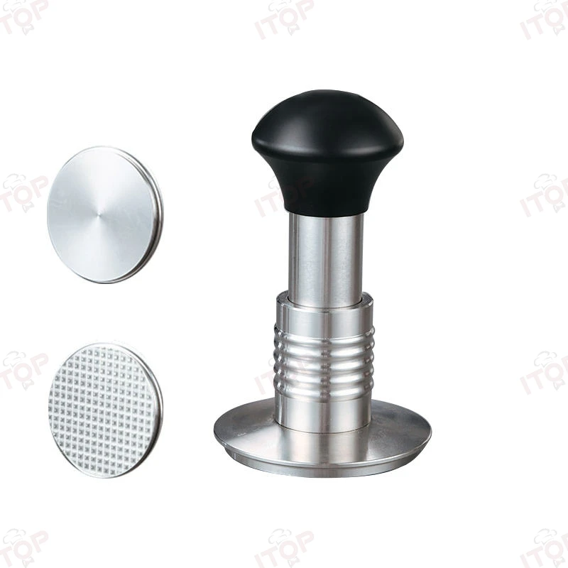 ITOP HIT Impact Force Powder Hammer 51/53/58mm Adjustable Pressure Force Tamper Stainless Steel Coffee Tamper Hammer Tools 3