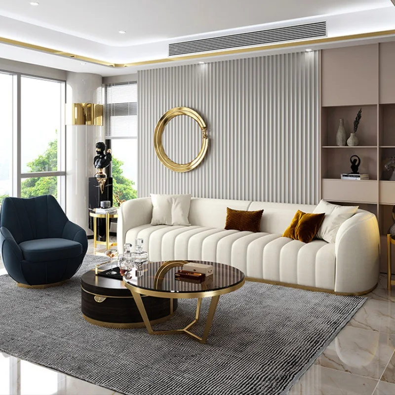 LuxurysofaHongKongstylevillasolidwoodtriomodernsimplesmall