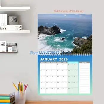 5asd Calendario da parete mensile da appendere Calendario 2026 Calendario estetico con carta spessa