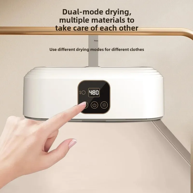 Portable Mini Foldable Drying Machine For Travel And Baby Dormitory Use Small Home Appliance PTC Heated Dryer With Power Protect