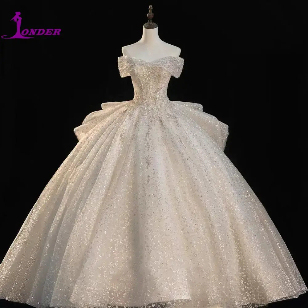 RK 23 - Ranee's White Bride Long Kaftan main image 1
