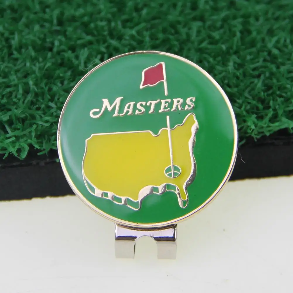 

Mini 1 Set Compact Magnetic Golf Ball Marker Hat Clip Solid Golf Marker Corrosion-resistant for Golf Lover