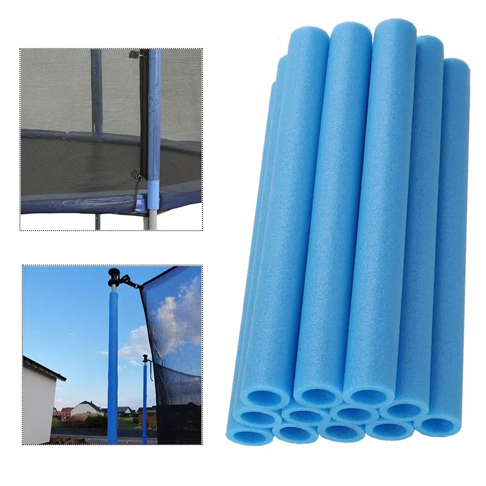 10PCS/set Blue Padding Foam Tubing Pipe Sponge Protective Case 40CM Trampoline Poles Cover Sleeves for Chidren Outdoor Activity 2