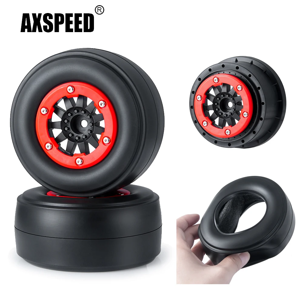 

Задние пластиковые резиновые колеса AXSPEED 2 шт. в комплекте 105*48 мм для 22S 1/10 года без подготовки, перетаскивание гоночного автомобиля на коротком ходу