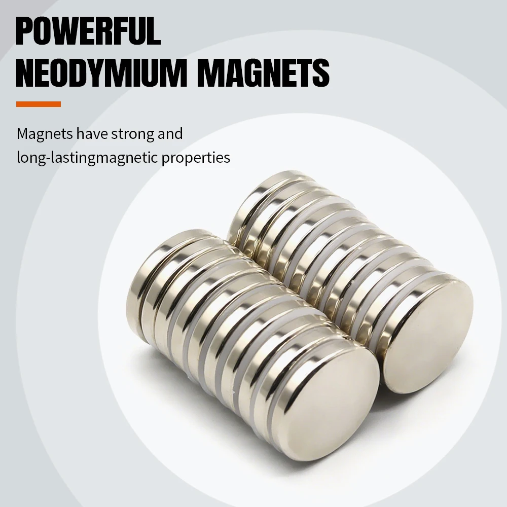30 x 5 mm N35 Superstarker runder Neodym-Magnet, leistungsstarke Kühlschrankmagnete, NdFeB-Permanentmagnet, Imanes – Detail 2