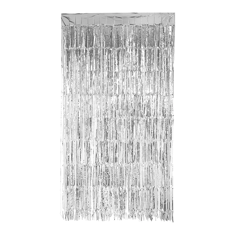 2M * 1M Party Hintergrund Metallic Folie Fringe Lametta Vorhang Erwachsene Kinder Geburtstag Party Hochzeit Decor Liefert baby Dusche – Detail 8