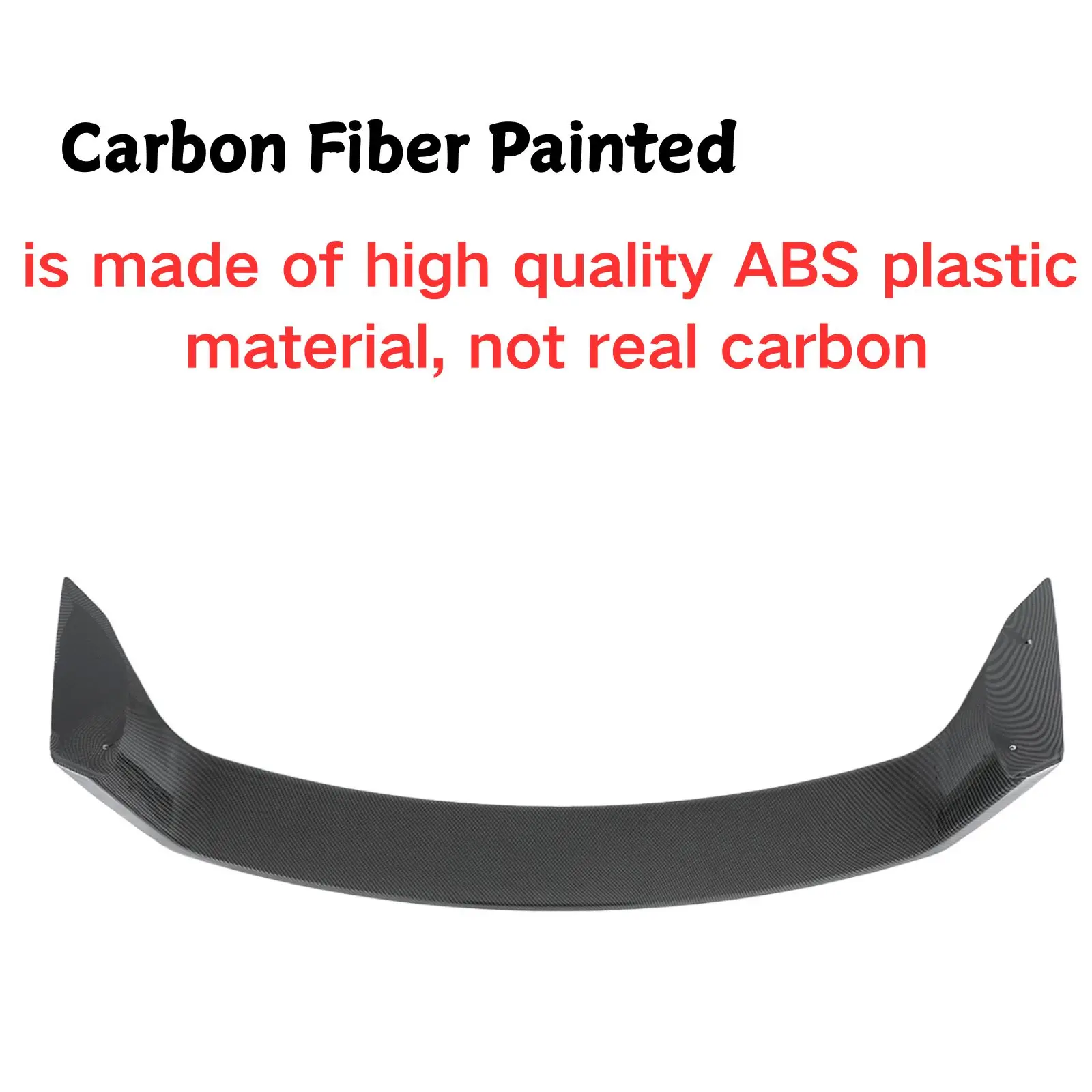 Spoiler Posteriore per KIA Stinger 2018-2025 Stile Scorpion GT Nero Lucido Accessori Auto Kit Carrozzeria in Plastica Fibra di Carbonio Verniciata - immagine 2