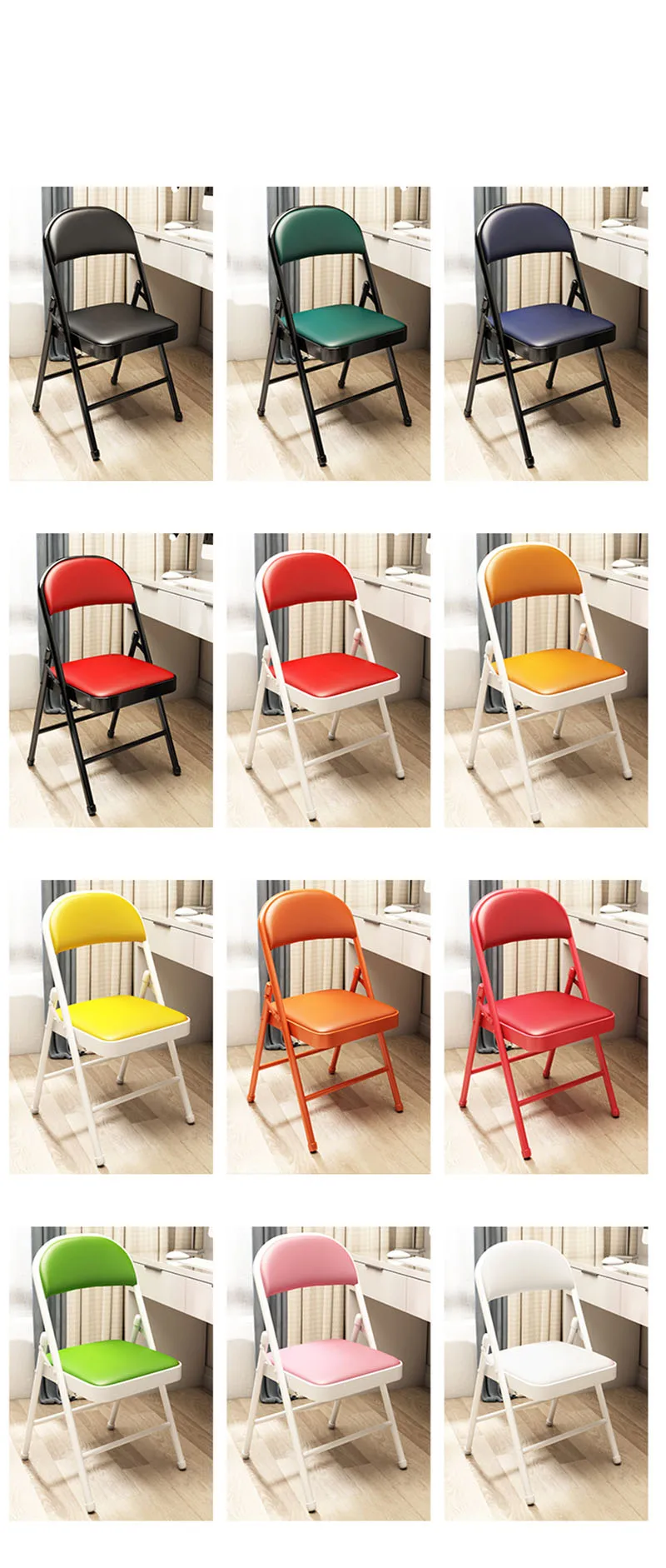 Ins Simple Folding Stool Portable Folding Stools Home Computer Chair